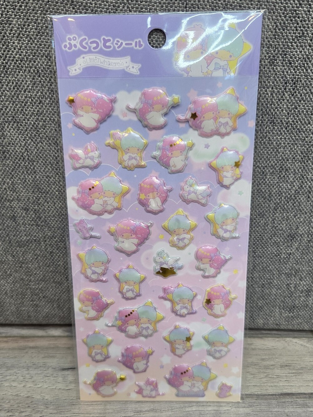 Little Twin Stars Puffy 3D Stickers ⭐️🌙 | Sanrio Japan